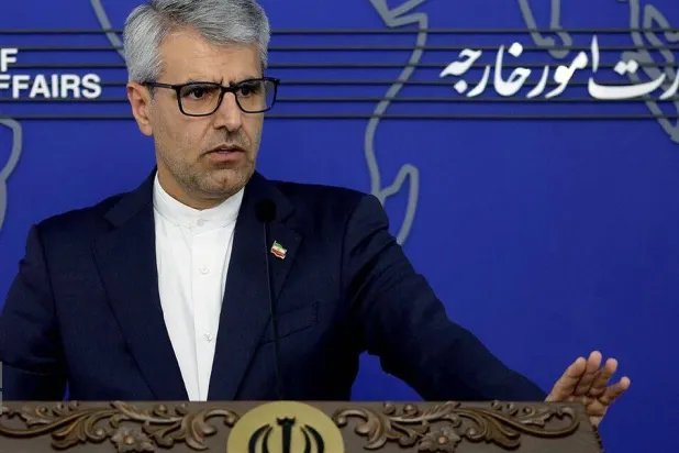 صورة منشورة على موقع الخارجية الإيرانية من المتحدث باسمها اسماعيل بقائي