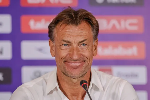 رينارد مدرب المنتخب السعودي في المؤتمر الصحافي (خليجي 26)