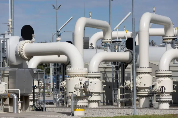 خط أنابيب غاز طبيعي في النمسا (رويترز)