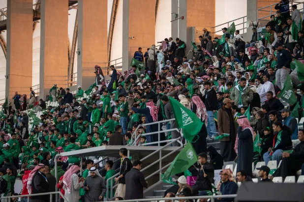 جماهير سعودية حضرت لقاء الأخضر أمام عمان (خليجي 26)