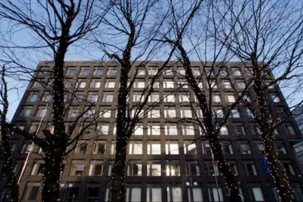 البنك المركزي السويدي في استوكهولم (رويترز)