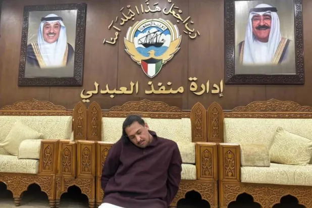 Salman Al-Khalidi as seen in a photo shared by Kuwait's Ministry of Interior (X)