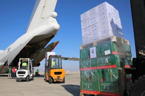 المساعدات امتداد للجهود الإغاثية والإنسانية التي تقدمها السعودية للشعب السوري (واس)