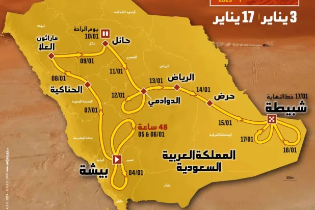 «رالي داكار» السعودية ينطلق من مدينة بيشة (الشرق الأوسط)
