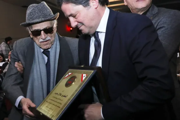 الشاعر طلال حيدر مكرماً كأحد أعمدة قلعة بعلبك