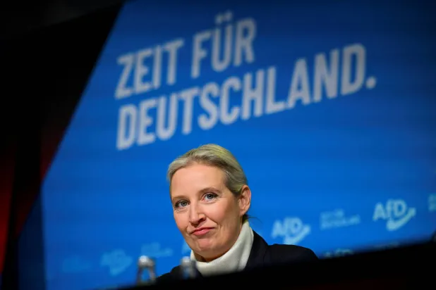 أليس فايدل زعيمة حزب «البديل لأجل ألمانيا» اليميني الشعبوي (رويترز)