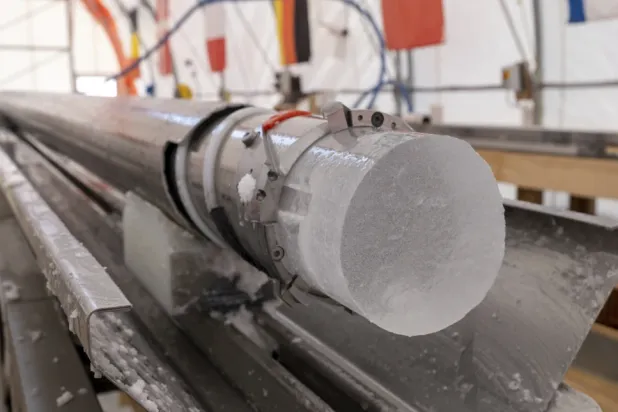 An international team of scientists announced successfully drilled one of the oldest ice cores yet - The AP