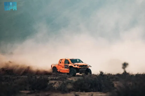 Competitors embarked on a journey from AlUla to Hail on Thursday. SPA