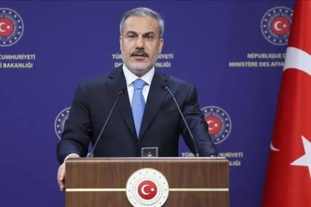 فيدان خلال مؤتمر صحافي (الخارجية التركية)