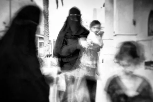 عمل للفنانة خلود البكر (حافظ غاليري)