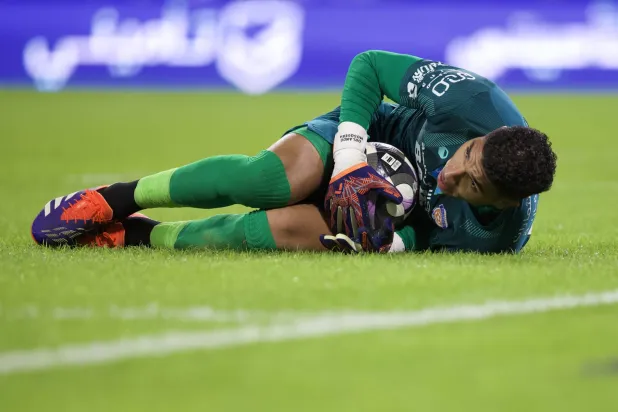 الحارس البنمي كان نجم المباراة بلا منازع (تصوير: نايف العتيبي)