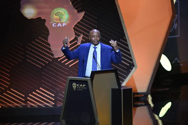 باتريس موتسيبي رئيس الاتحاد الأفريقي (كاف) (إ.ب.أ)