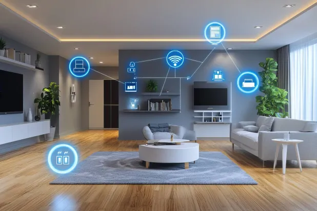 تعتمد النوافذ الذكية على جسيمات نانوية دقيقة تتلاعب بالضوء والحرارة من خلال عمليات التبعثر والامتصاص (أدوبي)