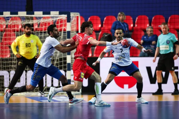 النمسا هزمت الكويت بفارق 11 هدفا في مونديال اليد (أ.ف.ب)