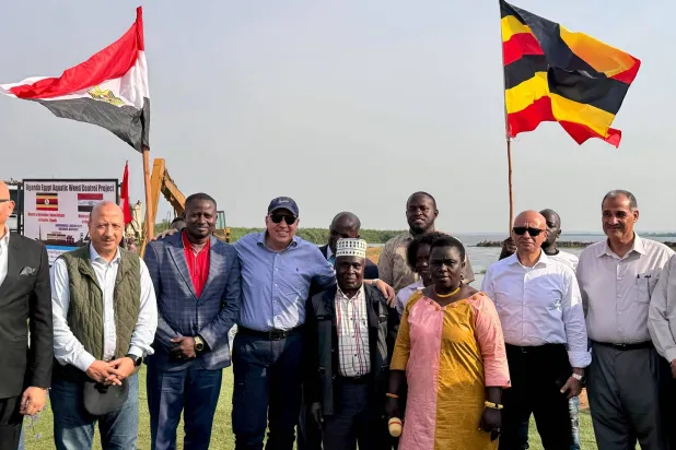 وزير الموارد المائية والري المصري يزور أوغندا (الري المصرية)