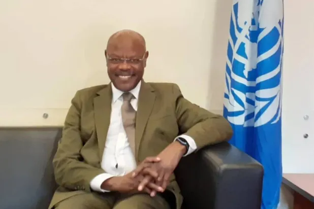 UN Resident and Humanitarian Coordinator in Syria Adam Abdelmoula (Asharq Al-Awsat)