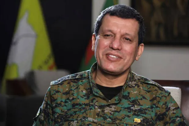القائد العام لقوات سوريا الديمقراطية مظلوم عبدي (رويترز)