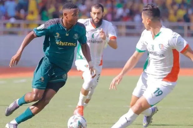 مولودية الجزائر تعادل في تنزانيا وتأهل لربع نهائي أبطال أفريقيا (نادي مولودية الجزائر)