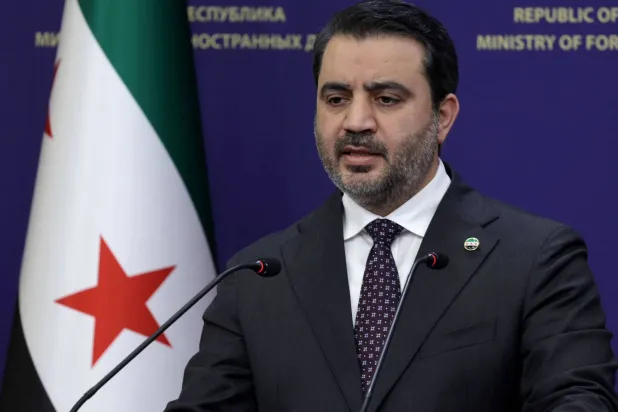 وزير الخارجية في الإدارة السورية الجديدة أسعد الشيباني (أ.ف.ب)