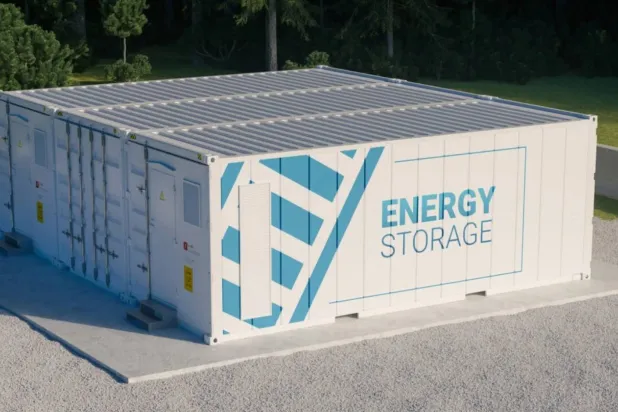 بطاريات لتخزين الطاقة في أحد المشروعات الأوروبية (إكس)