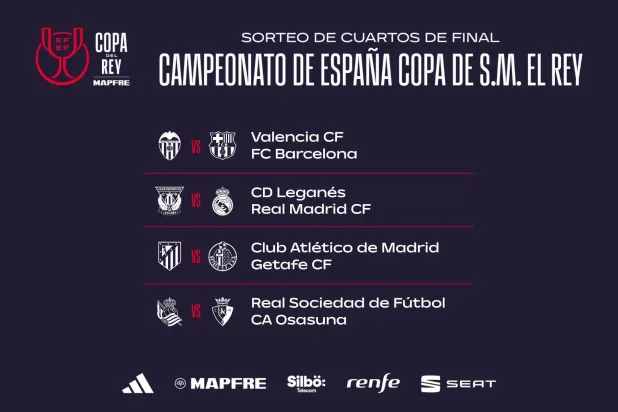 8 أندية تتنافس على الفوز بكأس الملك (الاتحاد الإسباني)