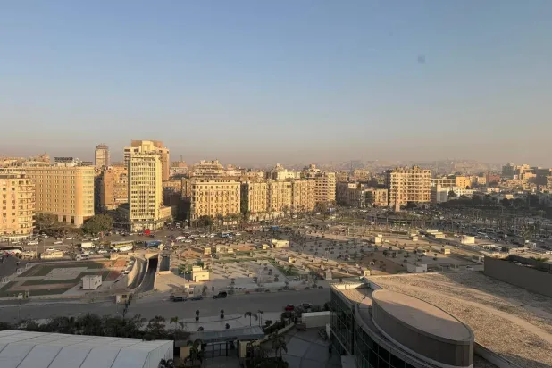 ميدان التحرير بعد تطويره ضمن  القاهرة الخديوية (تصوير: عبد الفتاح فرج)