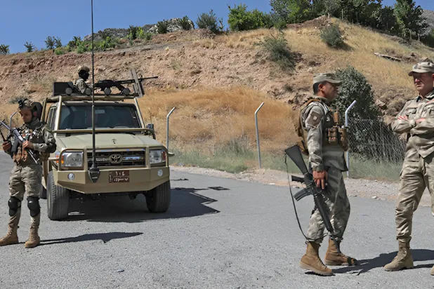 عناصر من حرس الحدود العراقي في شمال البلاد (أرشيفية - أ.ف.ب)