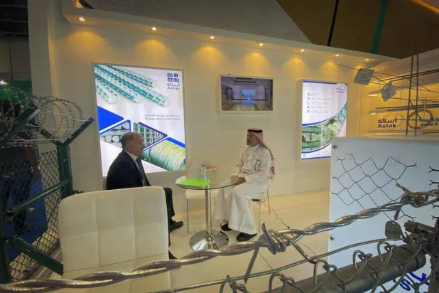 جناح شركة «أسلاك» في أحد المؤتمرات في الرياض 2024 (إكس)