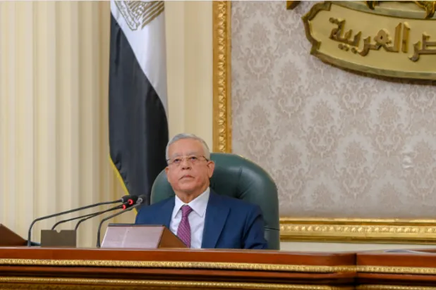 رئيس مجلس النواب المصري المستشار حنفي جبالي (البرلمان المصري)
