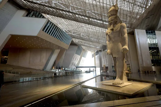 استعدادات لافتتاح المتحف المصري الكبير (وزارة السياحة والآثار)