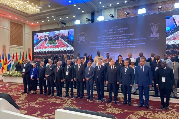 اجتماع رؤساء المحاكم الدستورية والعليا الأفريقية بالقاهرة (الشرق الأوسط)