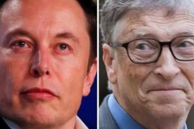 بيل غيتس وإيلون ماسك (رويترز)