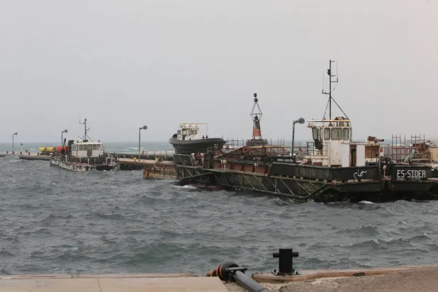 ميناء النفط في السدرة بليبيا (رويترز)