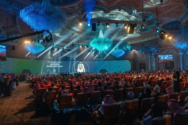 شهد المؤتمر حضوراً كبيراً على مدى يومين بلغ 40 وزيراً للعمل من مختلف دول العالم (المؤتمر الدولي لسوق العمل)