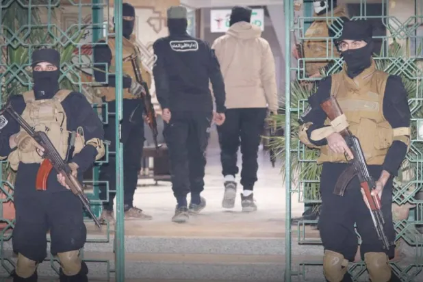 عناصر تتبع مديرية الأمن العام في «الداخلية» السورية («الداخلية» السورية عبر «تلغرام»)