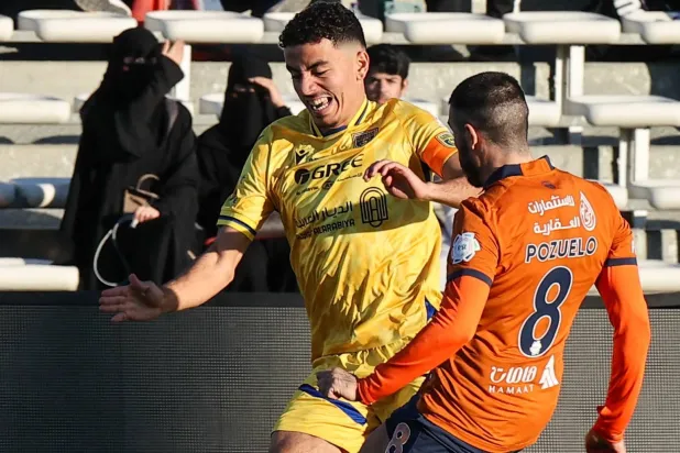 من مواجهة الفيحاء والتعاون (تصوير: سعد العنزي)