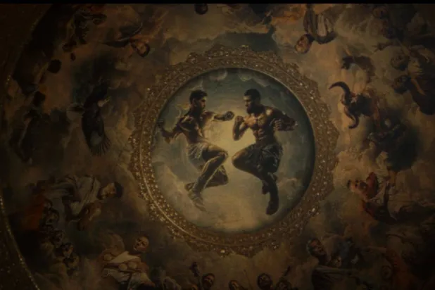 لقطة من الفيلم الترويجي للنزال (الشرق الأوسط)