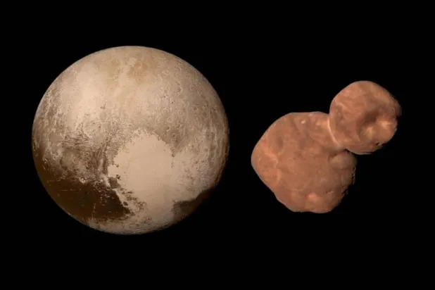 NASA'nın James Webb Uzay Teleskobu'ndan elde edilen verilerin analizi, Plüton gibi Neptün ötesi cisimlerin eski yüzeylerine ışık tutulmasını sağladı. Bilim insanları beklentilerini, beklenmedik şekillerde doğruladı (NASA/SwRI/JHU-APL)