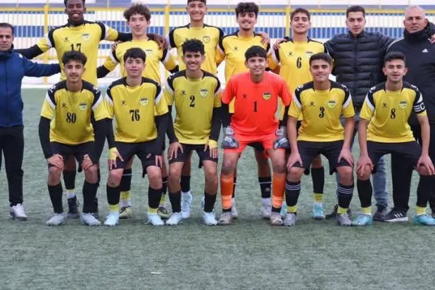 الحسين إربد بطل الدوري الأردني في مواجهة السوبر ضد الوحدات (نادي الحسين إربد)