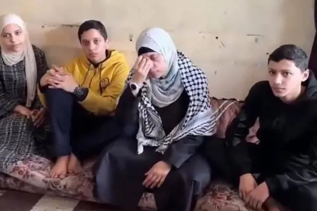 صورة على منصة «إكس» لعائلة الضيف