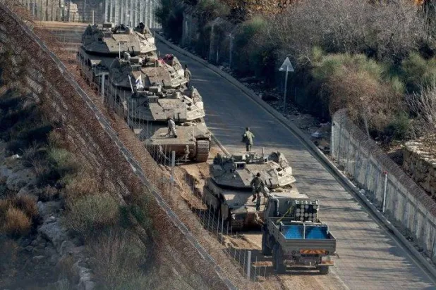 توغل داخل بلدة جباتا الخشب بريف القنيطرة ديسمبر الماضي (إ.ف.ب)