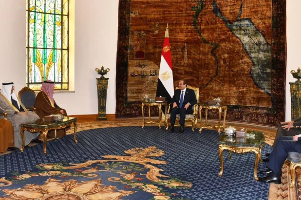 محادثات مصرية - كويتية في القاهرة تناولت العلاقات الثنائية (الرئاسة المصرية)