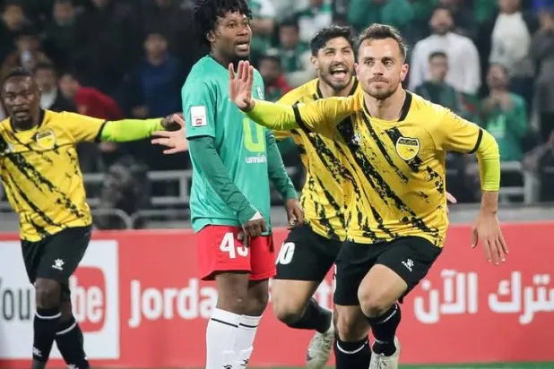 الحسين إربد هزَم الوحدات بثلاثية في ذهاب نهائي السوبر (نادي الحسين إربد)