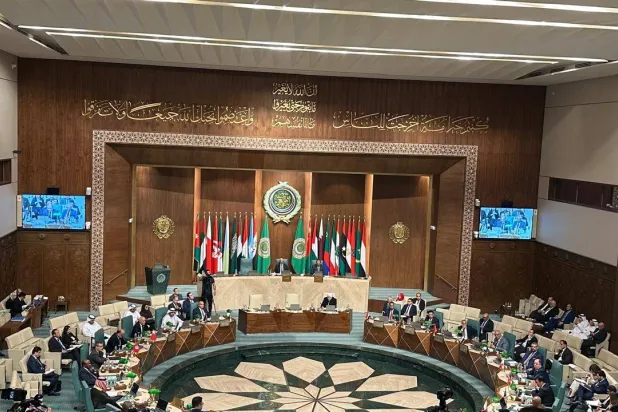 اجتماع لمندوبي جامعة الدول العربية في أكتوبر الماضي (الشرق الأوسط)