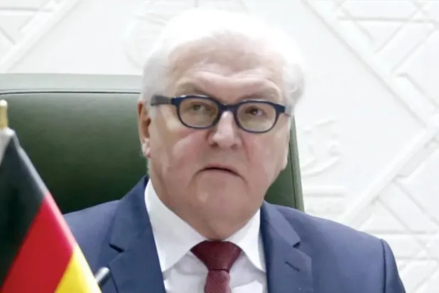 German President Frank-Walter Steinmeier  (Asharq Al-Awsat)
