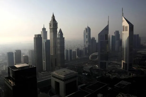 مدينة دبي من أعلى (رويترز)