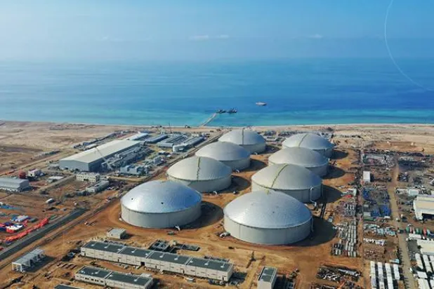 محطة تحلية مياه في السعودية (تحلية المياه)