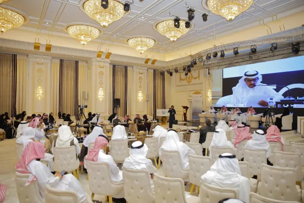 جانب من الجلسات الختامية قبل إعلان التوصيات (الشرق الأوسط)