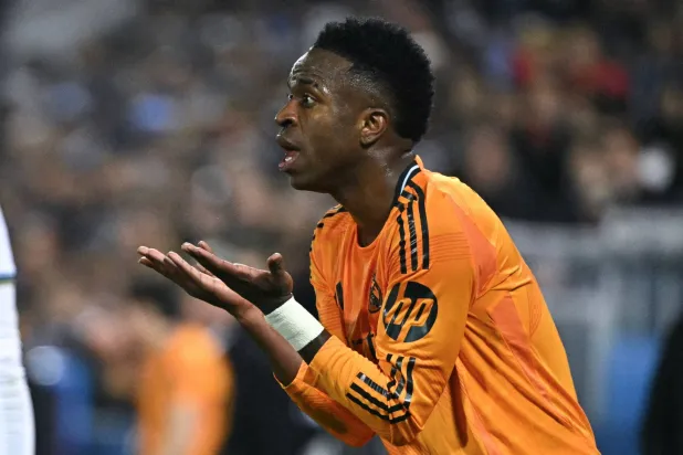 فينيسيوس جونيور نجم ريال مدريد (أ.ف.ب)