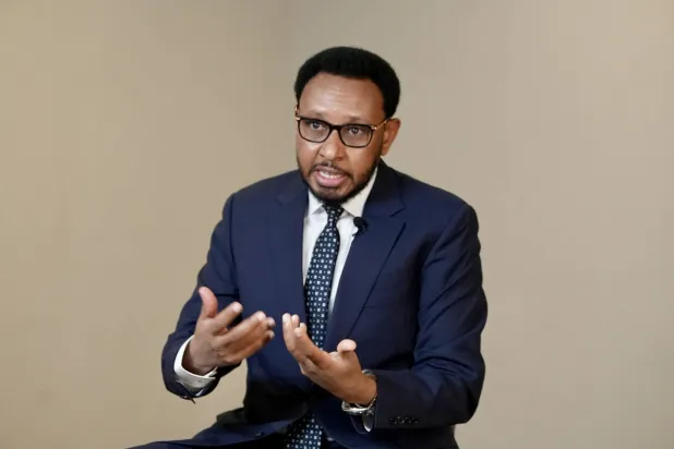 وزير المالية الصومالي بيحي عجي (تصوير: تركي العقيلي)